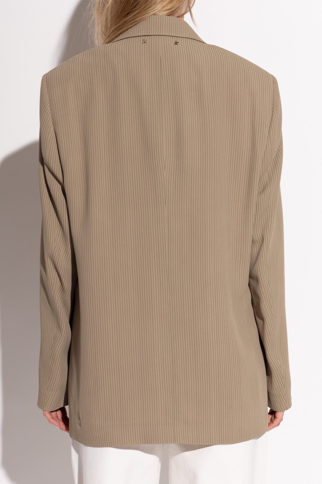 Beige Blazer with striped pattern Golden Goose - Vitkac AS